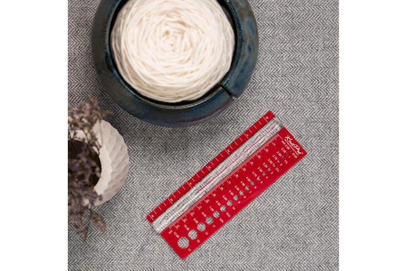 Knitpro Gro-kp10701 - Ndl Sizer Rectangle - Needle Size Gaug Knitpro Gro-kp10701 - Ndl Sizer Rectangle - Needle Size Gaug