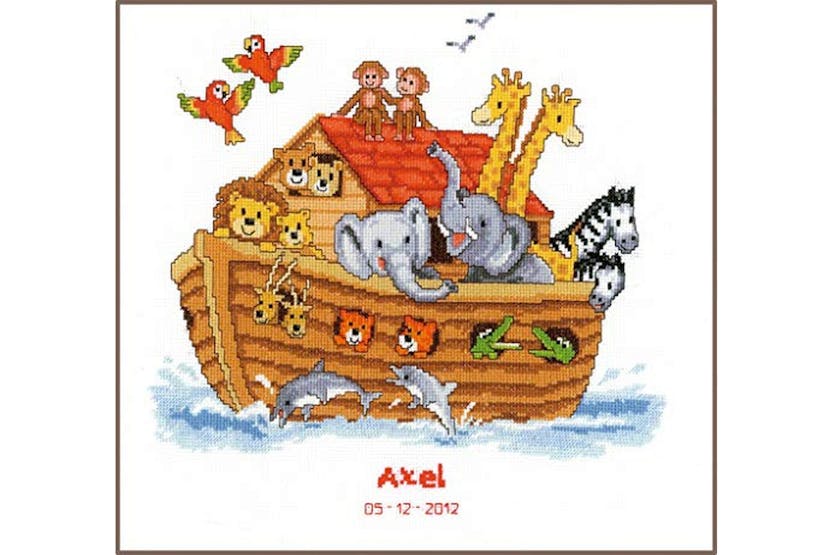Vervaco Gro-pn-0143716 - Brec Noahs Ark - Counted Cross Stit Vervaco Gro-pn-0143716 - Brec Noahs Ark - Counted Cross Stit