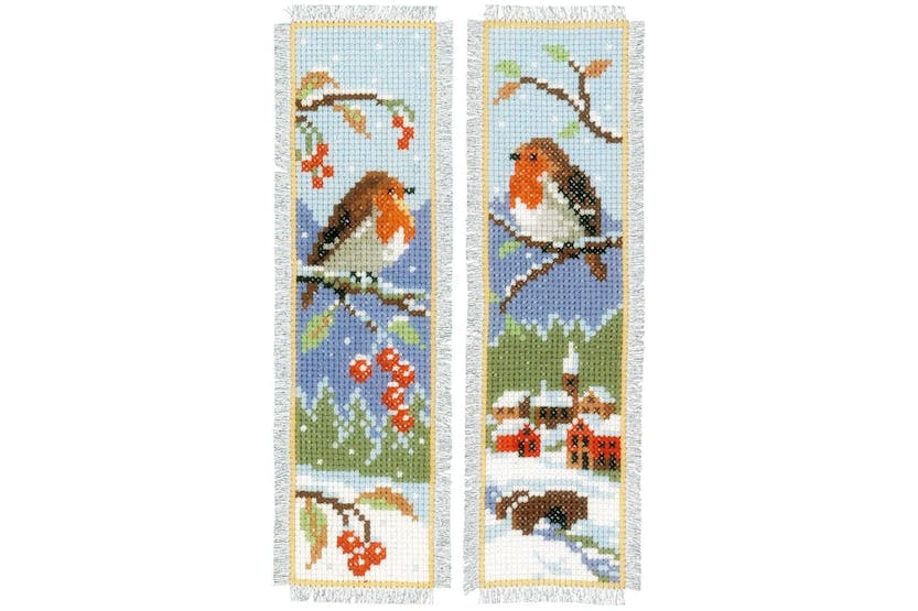 Vervaco Gro-pn-0155656 - Bmark Robins - Counted Cross Stitch Vervaco Gro-pn-0155656 - Bmark Robins - Counted Cross Stitch
