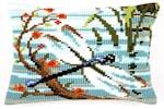 Vervaco Gro-pn-0145249 - Cushion Dragonfly - Cross Stitch Ki Vervaco Gro-pn-0145249 - Cushion Dragonfly - Cross Stitch Ki