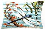 Vervaco Gro-pn-0145249 - Cushion Dragonfly - Cross Stitch Ki Vervaco Gro-pn-0145249 - Cushion Dragonfly - Cross Stitch Ki