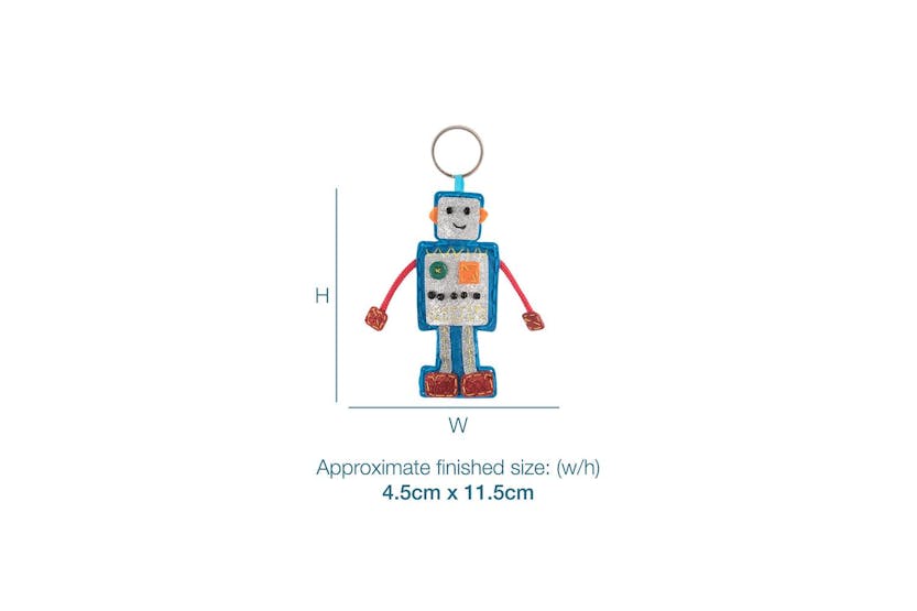 Trimits Gro-gck084 - Felt Kit Robot - Felt Decoration Kit Ro Trimits Gro-gck084 - Felt Kit Robot - Felt Decoration Kit Ro