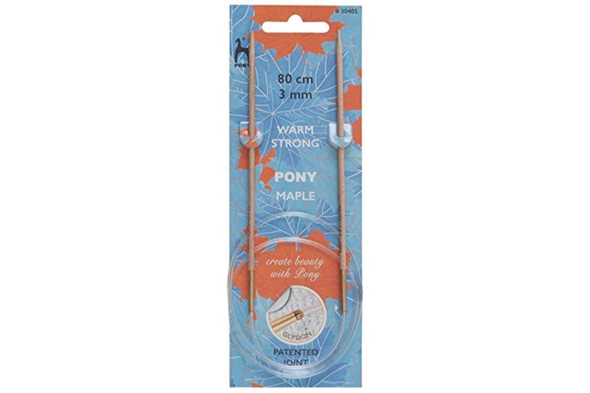 Pony Gro-p30405 - Maple Ckp 80cmx300 - Knitting Pins Circula Pony Gro-p30405 - Maple Ckp 80cmx300 - Knitting Pins Circula