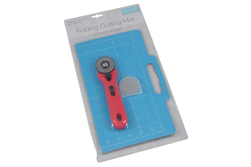 Trimits Gro-je36 - Folding Mat 30 X 45cm With Rotary Cutter Trimits Gro-je36 - Folding Mat 30 X 45cm With Rotary Cutter