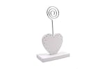 Occasions Gro-b1901wh\sl - Name Card Holder Double Heart 64 Occasions Gro-b1901wh\sl - Name Card Holder Double Heart 64