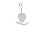 Occasions Gro-b1901wh\sl - Name Card Holder Double Heart 64 Occasions Gro-b1901wh\sl - Name Card Holder Double Heart 64