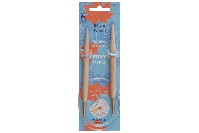Pony Gro-p30419 - Maple Ckp 80cmx1000 - Knitting Pins Circul Pony Gro-p30419 - Maple Ckp 80cmx1000 - Knitting Pins Circul