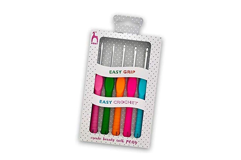 Pony Gro-p56831 - Chk Set Egrip Pdot - Crochet Hook Set Easy Pony Gro-p56831 - Chk Set Egrip Pdot - Crochet Hook Set Easy