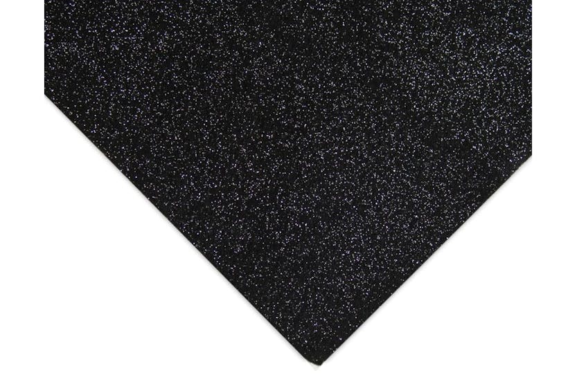 Trimits Gro-af02\20 - Felt Acrylic 23 X 30cm Glitter Black 1 Trimits Gro-af02\20 - Felt Acrylic 23 X 30cm Glitter Black 1