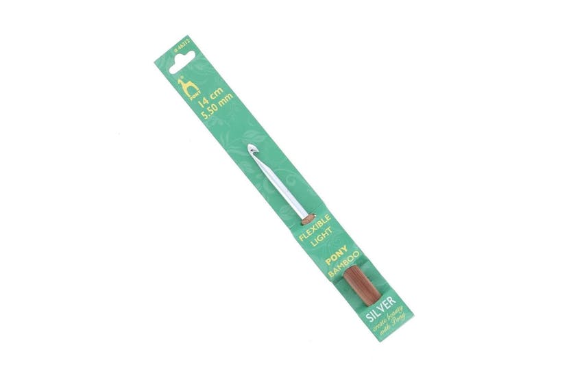 Pony Gro-p46312 - Chk Wbamb 550 - Crochet Hook Aluminium Wit Pony Gro-p46312 - Chk Wbamb 550 - Crochet Hook Aluminium Wit