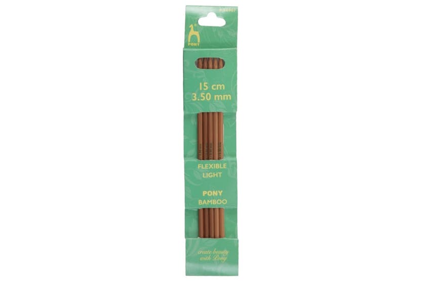 Pony Gro-p66908 - Bamb De Kp 15cmx375 - Knitting Pins Double Pony Gro-p66908 - Bamb De Kp 15cmx375 - Knitting Pins Double