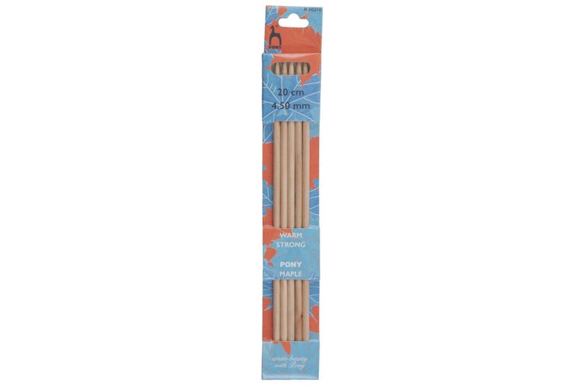 Pony Gro-p30210 - Maple De Kp 20cmx450 - Knitting Pins Doubl Pony Gro-p30210 - Maple De Kp 20cmx450 - Knitting Pins Doubl