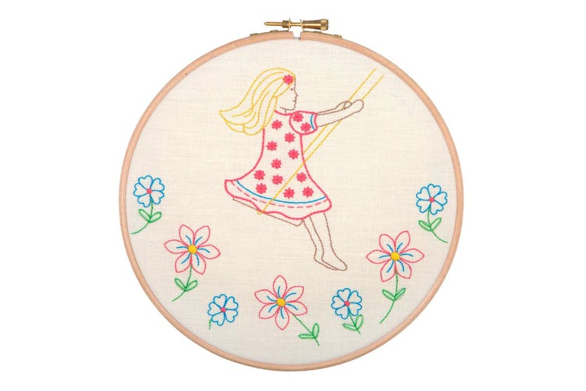 Anchor Gro-ahp201 - Summer Days - Embroidery Kit With Hoop S Anchor Gro-ahp201 - Summer Days - Embroidery Kit With Hoop S