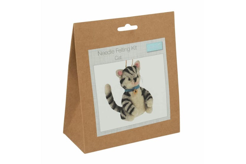 Trimits Gro-tck025 - Nfelting Cat - Needle Felting Kit Cat - Trimits Gro-tck025 - Nfelting Cat - Needle Felting Kit Cat -