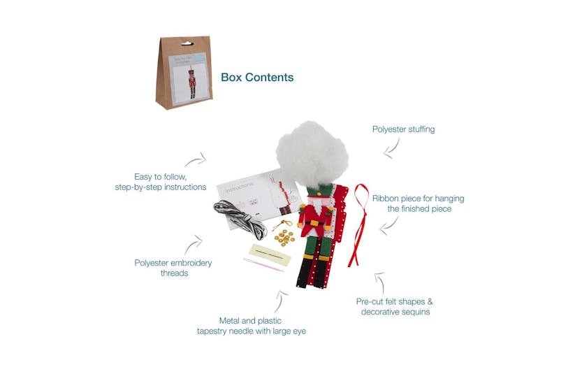 Trimits Gro-gck039 - Felt Kit Nutcracker - Felt Decoration K Trimits Gro-gck039 - Felt Kit Nutcracker - Felt Decoration K