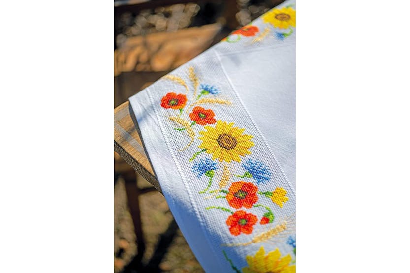 Vervaco Gro-pn-0013043 - Tcloth Wildflowers - Counted Cross Vervaco Gro-pn-0013043 - Tcloth Wildflowers - Counted Cross
