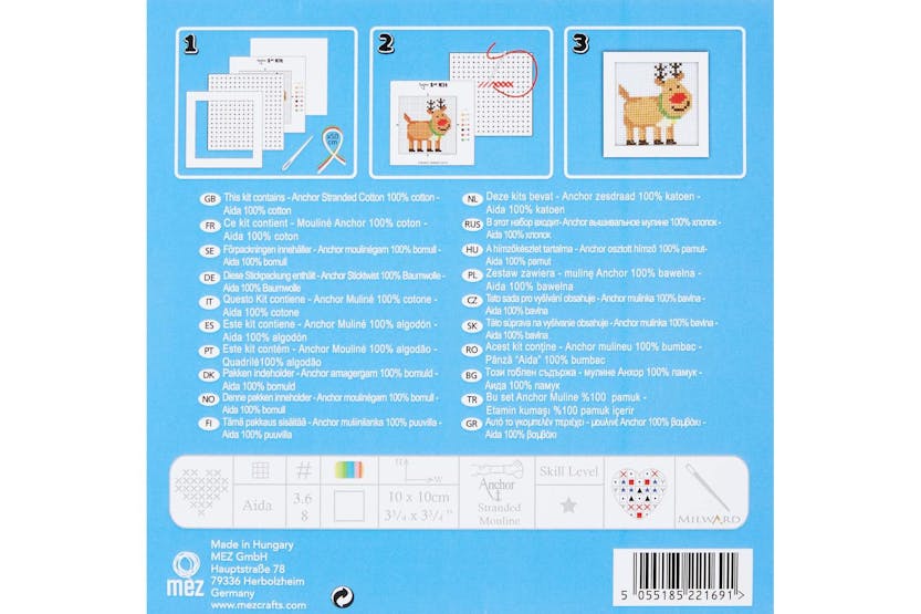 Anchor Gro-3690000\10010 - First Kit Rudolph - Counted Cross Anchor Gro-3690000\10010 - First Kit Rudolph - Counted Cross