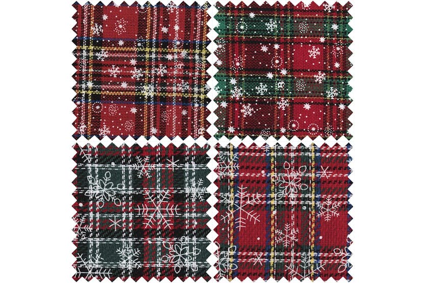 Trimits Gro-gtc149 - Fq Pk Xmas Tartan Red - Fabric Fat Quar Trimits Gro-gtc149 - Fq Pk Xmas Tartan Red - Fabric Fat Quar