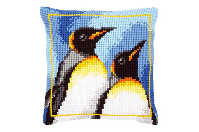 Vervaco Gro-pn-0147725 - Cushion King Penguin - Cross Stitch Vervaco Gro-pn-0147725 - Cushion King Penguin - Cross Stitch