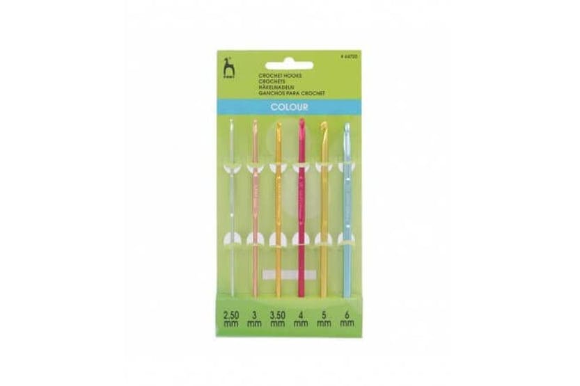 Pony Gro-p44720 - Cl Chk Alu Set - Crochet Hook Set Coloured Pony Gro-p44720 - Cl Chk Alu Set - Crochet Hook Set Coloured