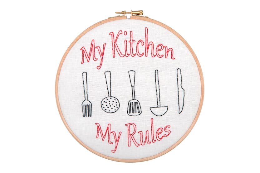 Anchor Gro-ahp502 - My Kitchen My Rules - Embroidery Kit Wit Anchor Gro-ahp502 - My Kitchen My Rules - Embroidery Kit Wit
