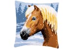 Vervaco Gro-pn-0157077 - Cushion Horse Snow - Cross Stitch K Vervaco Gro-pn-0157077 - Cushion Horse Snow - Cross Stitch K