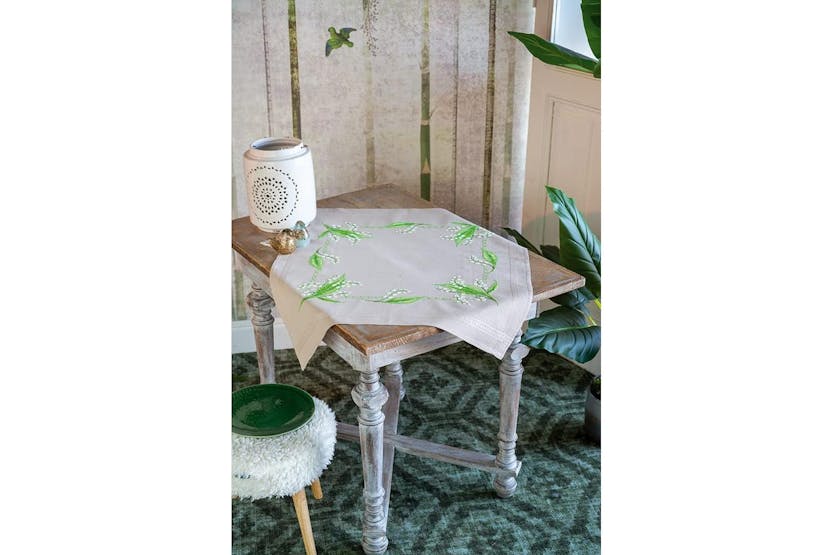 Vervaco Gro-pn-0178209 - Tcloth Lily Valley - Embroidery Kit Vervaco Gro-pn-0178209 - Tcloth Lily Valley - Embroidery Kit