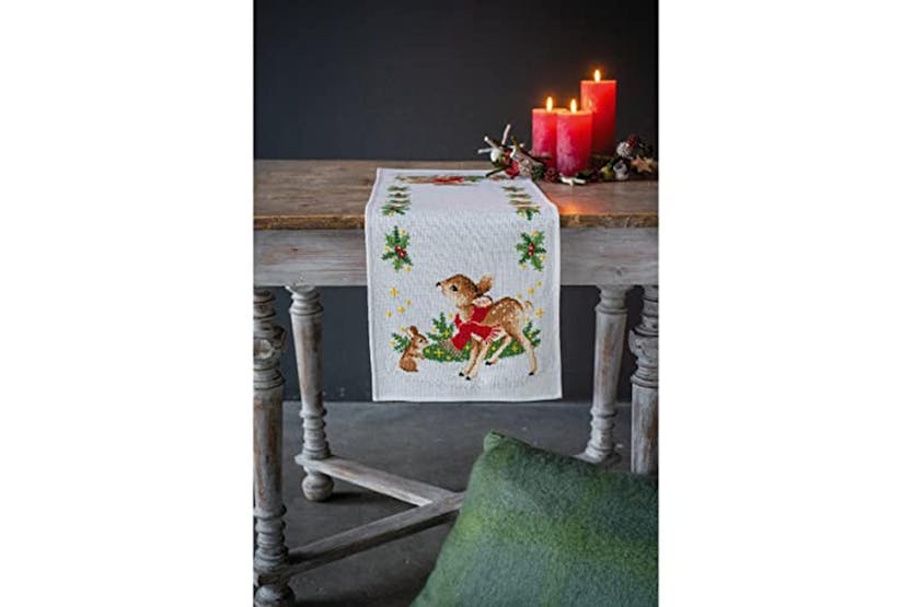 Vervaco Gro-pn-0166670 - Cross Stitch Kit Table Runner Littl Vervaco Gro-pn-0166670 - Cross Stitch Kit Table Runner Littl