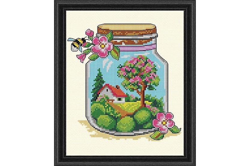 Orchidea Gro-orc.7775 - Jar - Spring - Counted Cross Stitch Orchidea Gro-orc.7775 - Jar - Spring - Counted Cross Stitch