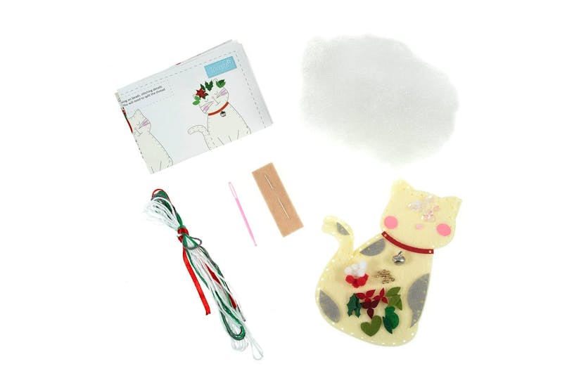 Trimits Gro-gck166 - Felt Dec Cat - Felt Decoration Kit Chri Trimits Gro-gck166 - Felt Dec Cat - Felt Decoration Kit Chri