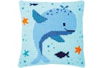 Vervaco Gro-pn-0191840 - Cushion Whales Fun - Cross Stitch K Vervaco Gro-pn-0191840 - Cushion Whales Fun - Cross Stitch K