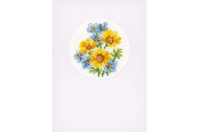 Vervaco Gro-pn-0155786 - Counted Cross Stitch Kit Card Blue Vervaco Gro-pn-0155786 - Counted Cross Stitch Kit Card Blue
