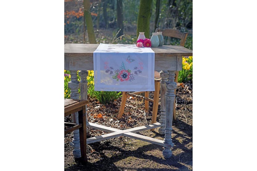 Vervaco Gro-pn-0195363 - Emb Trun Pflowers - Embroidery Kit Vervaco Gro-pn-0195363 - Emb Trun Pflowers - Embroidery Kit