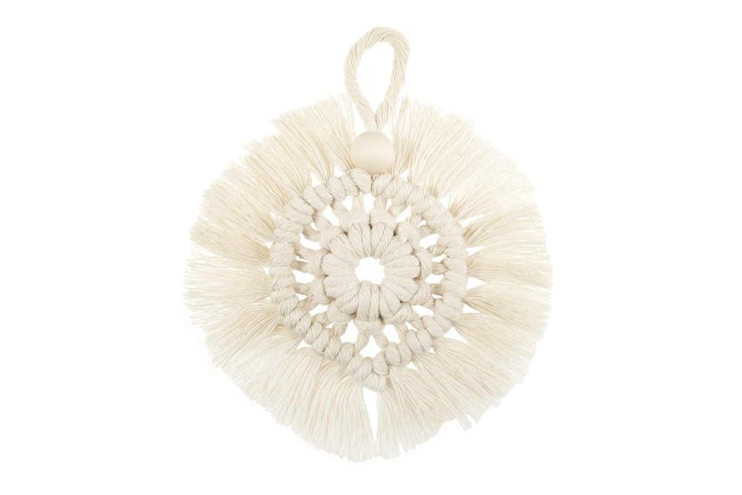 Trimits Gro-gck195 - Macrame Kit Wreath - Macram Kit Decorat Trimits Gro-gck195 - Macrame Kit Wreath - Macram Kit Decorat