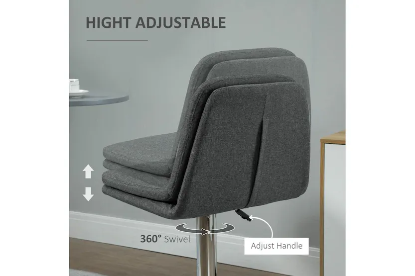 Homcom Modern Bar Stools | Set of 2 Homcom Modern Bar Stools | Set of 2