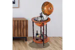 Homcom Globe Shaped Retro Mini Home Bar Cabinet Homcom Globe Shaped Retro Mini Home Bar Cabinet