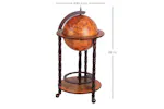 Homcom Globe Shaped Retro Mini Home Bar Cabinet Homcom Globe Shaped Retro Mini Home Bar Cabinet