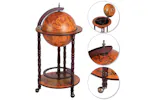 Homcom Globe Shaped Retro Mini Home Bar Cabinet Homcom Globe Shaped Retro Mini Home Bar Cabinet