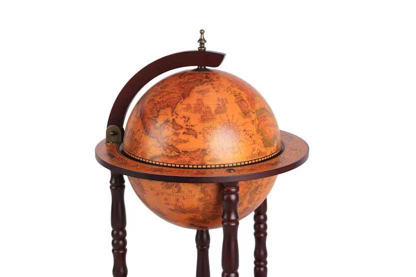 Homcom Globe Shaped Retro Mini Home Bar Cabinet Homcom Globe Shaped Retro Mini Home Bar Cabinet