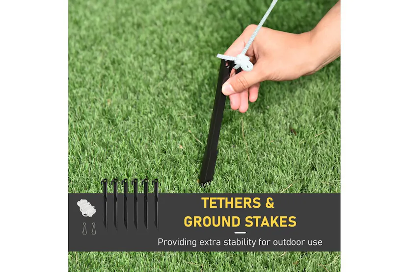 Homcom | Outdoor Christmas Inflatable Display with Penguins and Polar Bear | 5ft Homcom | Outdoor Christmas Inflatable Display with Penguins and Polar Bear | 5ft