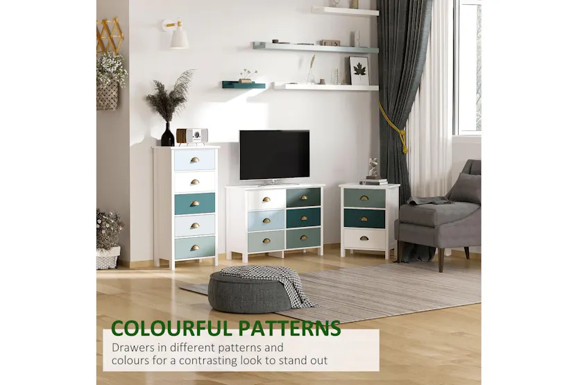 Homcom Versatile Storage Unit | 6 Drawer Homcom Versatile Storage Unit | 6 Drawer