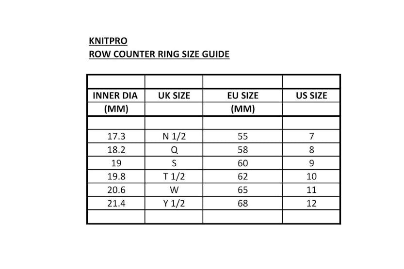 Knitpro Gro-kp10435 - Rbow Rcount Size 11 - Row Counter Rain Knitpro Gro-kp10435 - Rbow Rcount Size 11 - Row Counter Rain