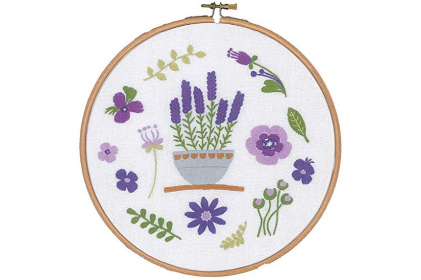 Vervaco Gro-pn-0170752 - Emb Lavender - Embroidery Kit With Vervaco Gro-pn-0170752 - Emb Lavender - Embroidery Kit With