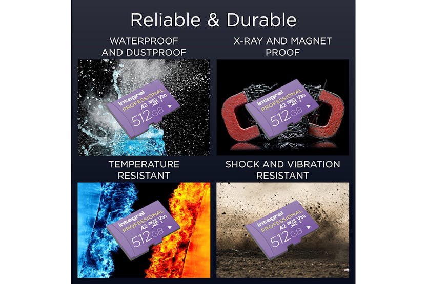 Integral Professional High Speed MICROSDXC Memory Card | 512 GB Integral Professional High Speed MICROSDXC Memory Card | 512 GB