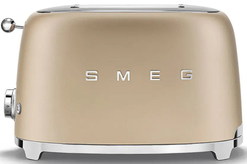 Smeg 50's Style 2 Slice Toaster | TSF01CHMUK | Champagne Gold Smeg 50's Style 2 Slice Toaster | TSF01CHMUK | Champagne Gold
