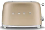 Smeg 50's Style 2 Slice Toaster | TSF01CHMUK | Champagne Gold Smeg 50's Style 2 Slice Toaster | TSF01CHMUK | Champagne Gold