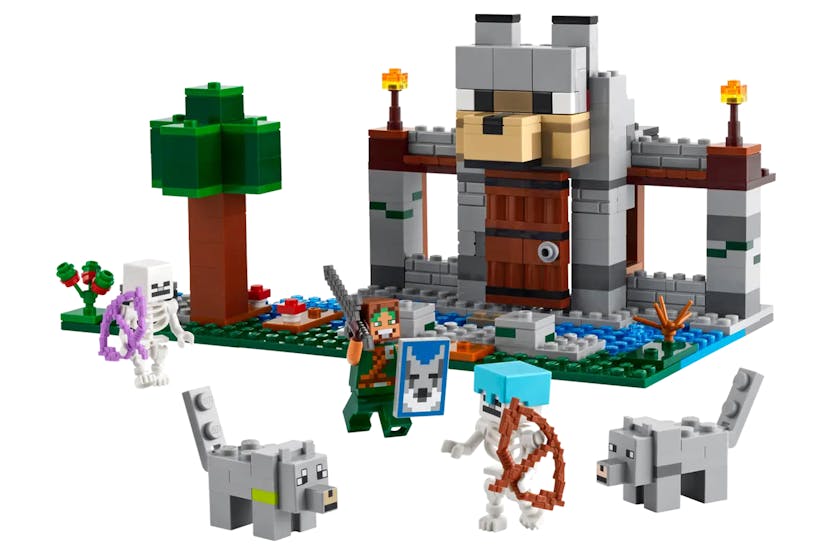 Lego The Wolf Stronghold Building Toys Set Lego The Wolf Stronghold Building Toys Set