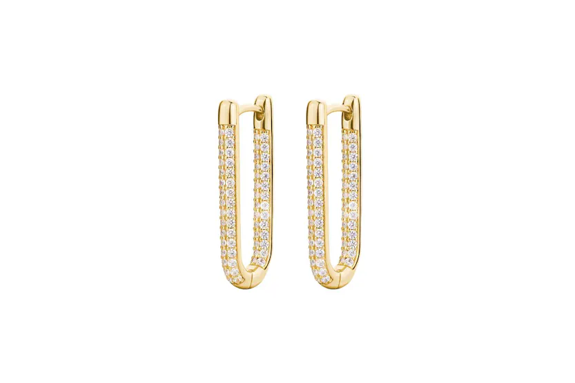 Rosato Rzbi75 Bianca Single Yellow Gold Earring Luxury Fashion Jewellery In Ireland Rosato Rzbi75 Bianca Single Yellow Gold Earring Luxury Fashion Jewellery In Ireland