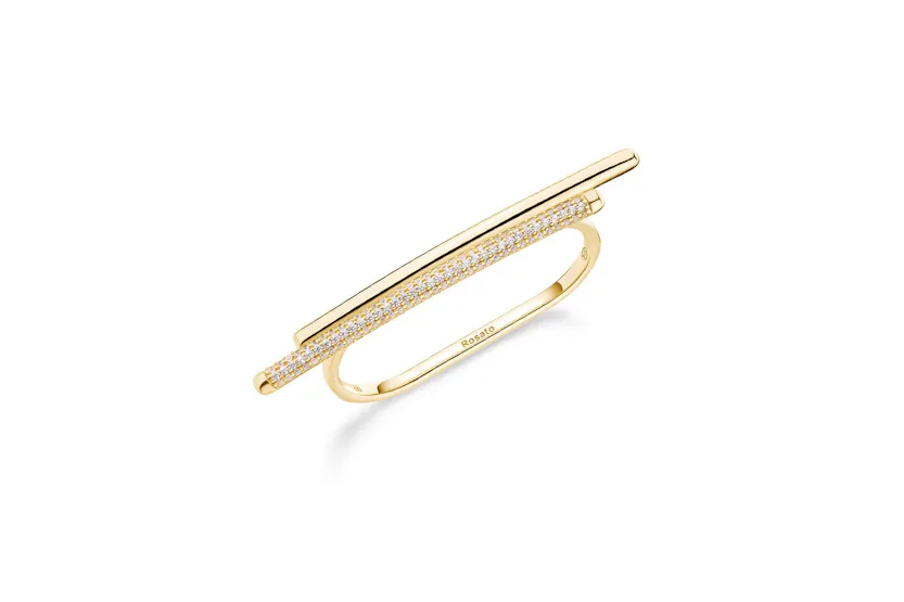 Rosato Rzbi87 Distinctive Bianca Yellow Gold Ring By Rosato Rosato Rzbi87 Distinctive Bianca Yellow Gold Ring By Rosato