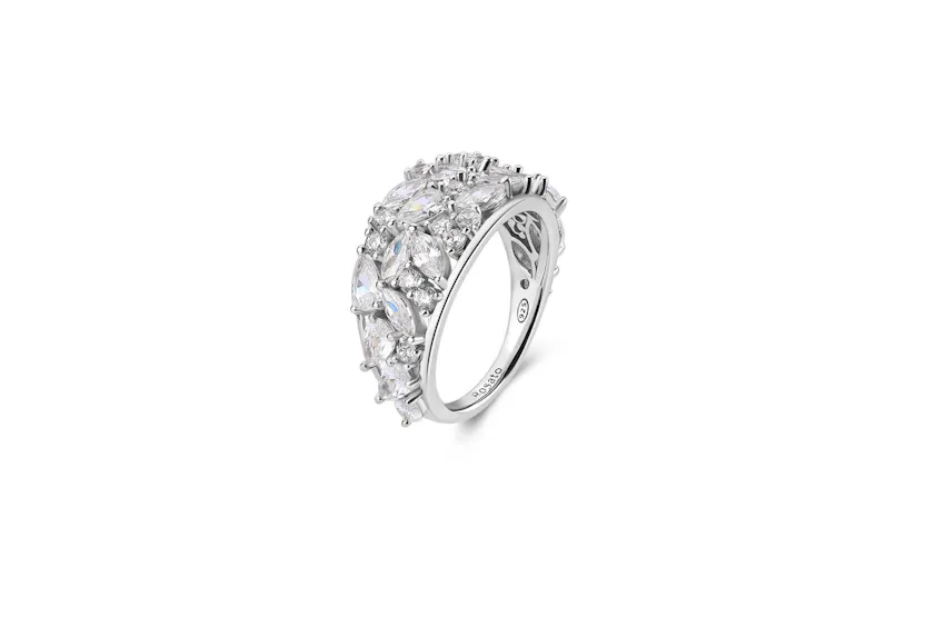 Rosato Rzge46b - Exquisite Gemma Silver Ring By Rosato Rosato Rzge46b - Exquisite Gemma Silver Ring By Rosato